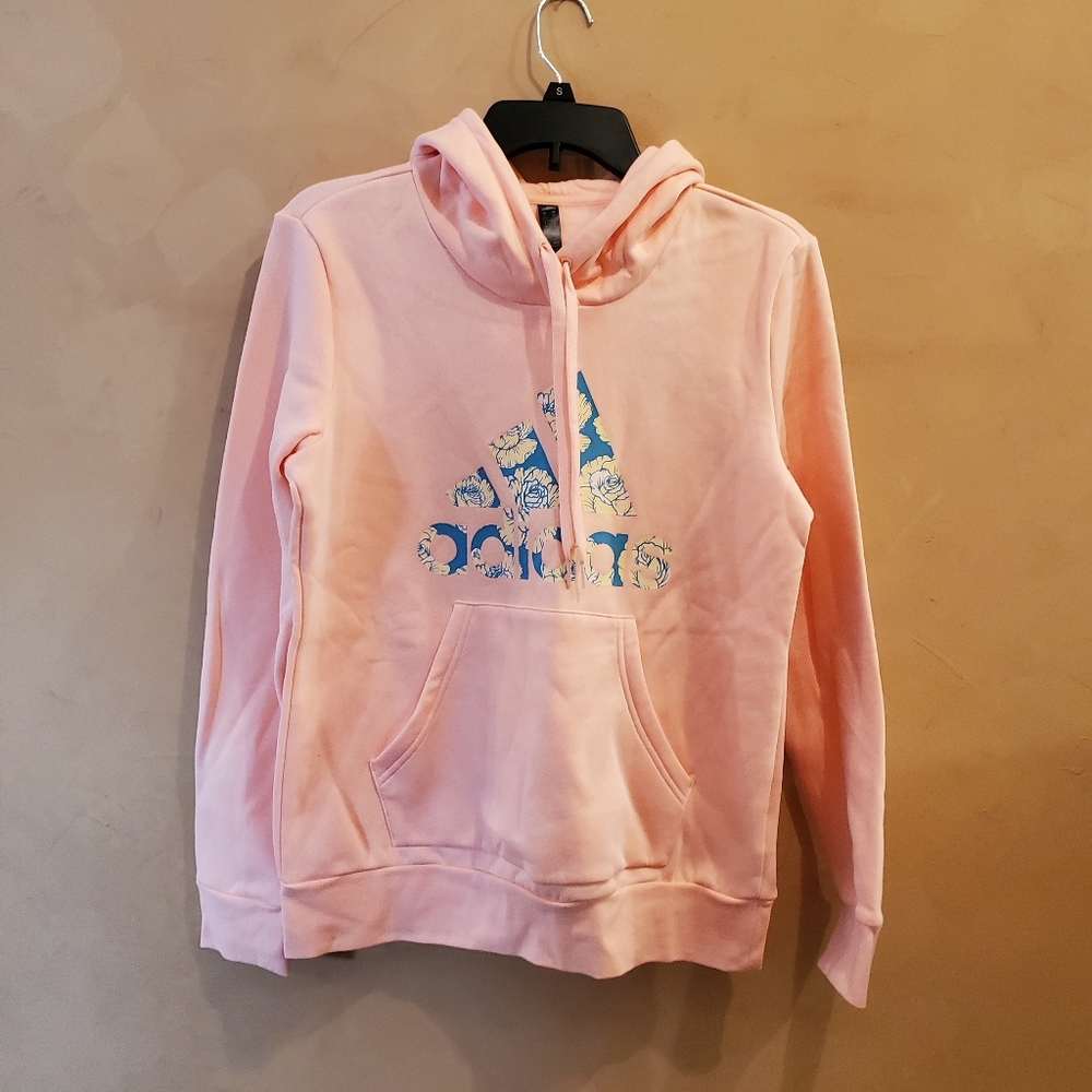 Adidas pink sweatshirt size Medium